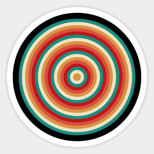 Concentric Circles Sticker